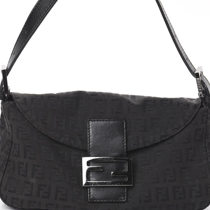 Fendi Zucchino Baguette Black 6 of 8