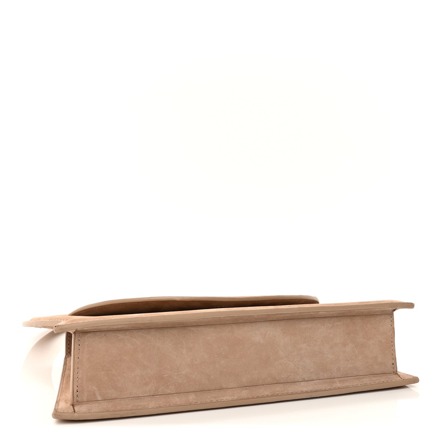 Jacquemus Nubuck Le Sac Rond Dark Beige 3 of 8
