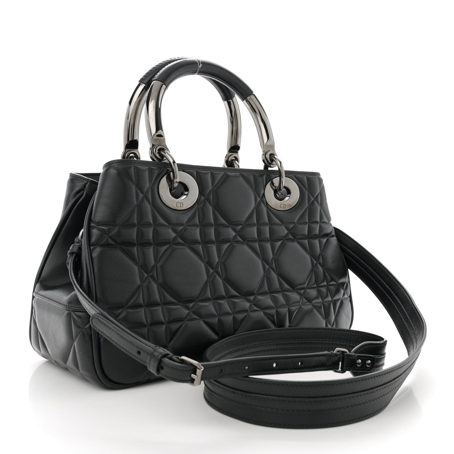 Calfskin Cannage Medium The Lady 95.22 Black