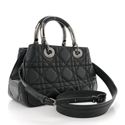 Christian Dior Calfskin Cannage Medium The Lady 95.22 Black 17 of 21
