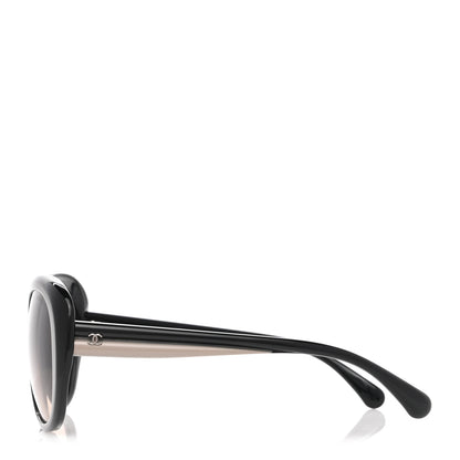 Chanel Signature Oval Sunglasses 5312 Black 3 of 8