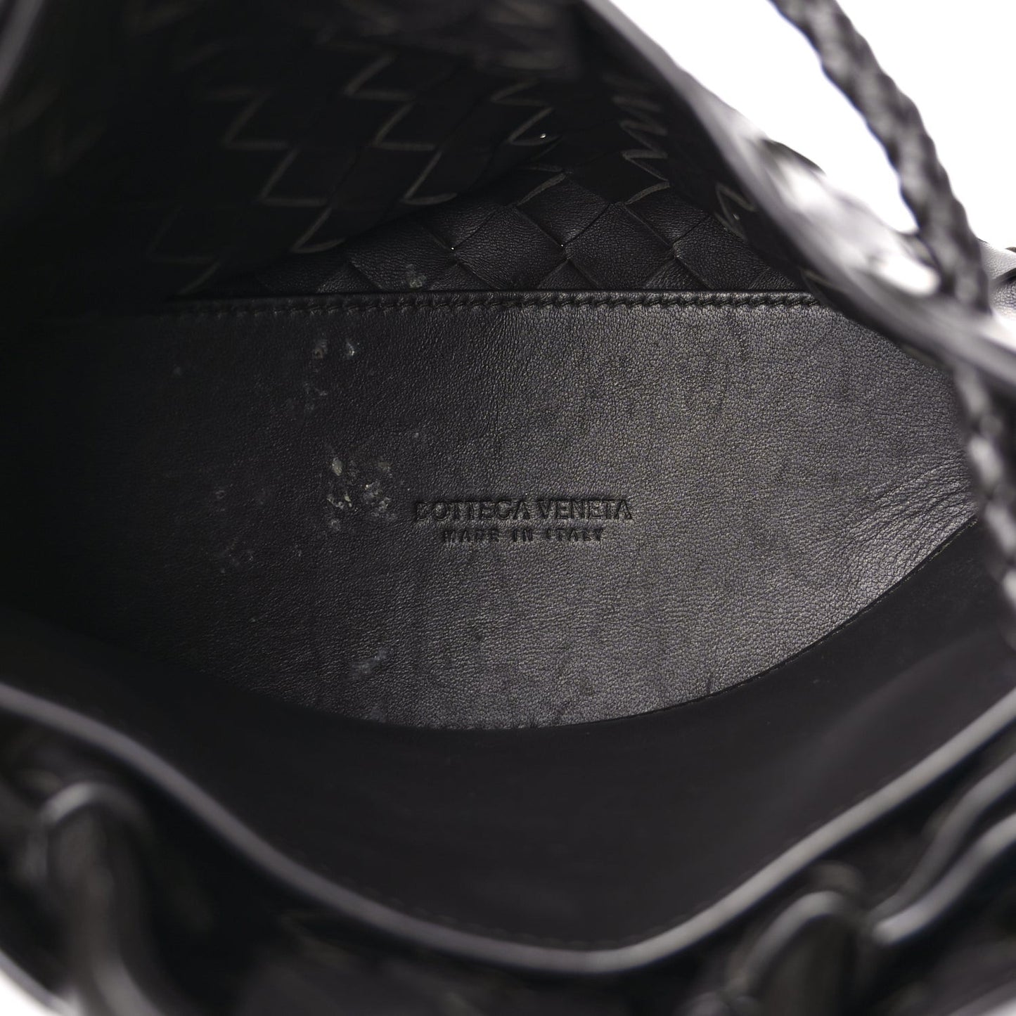 Nappa Intrecciato Small Andiamo Shoulder Bag Fondant