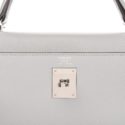 Hermes Epsom Kelly Sellier 32 Bleu Glacier 6 of 9