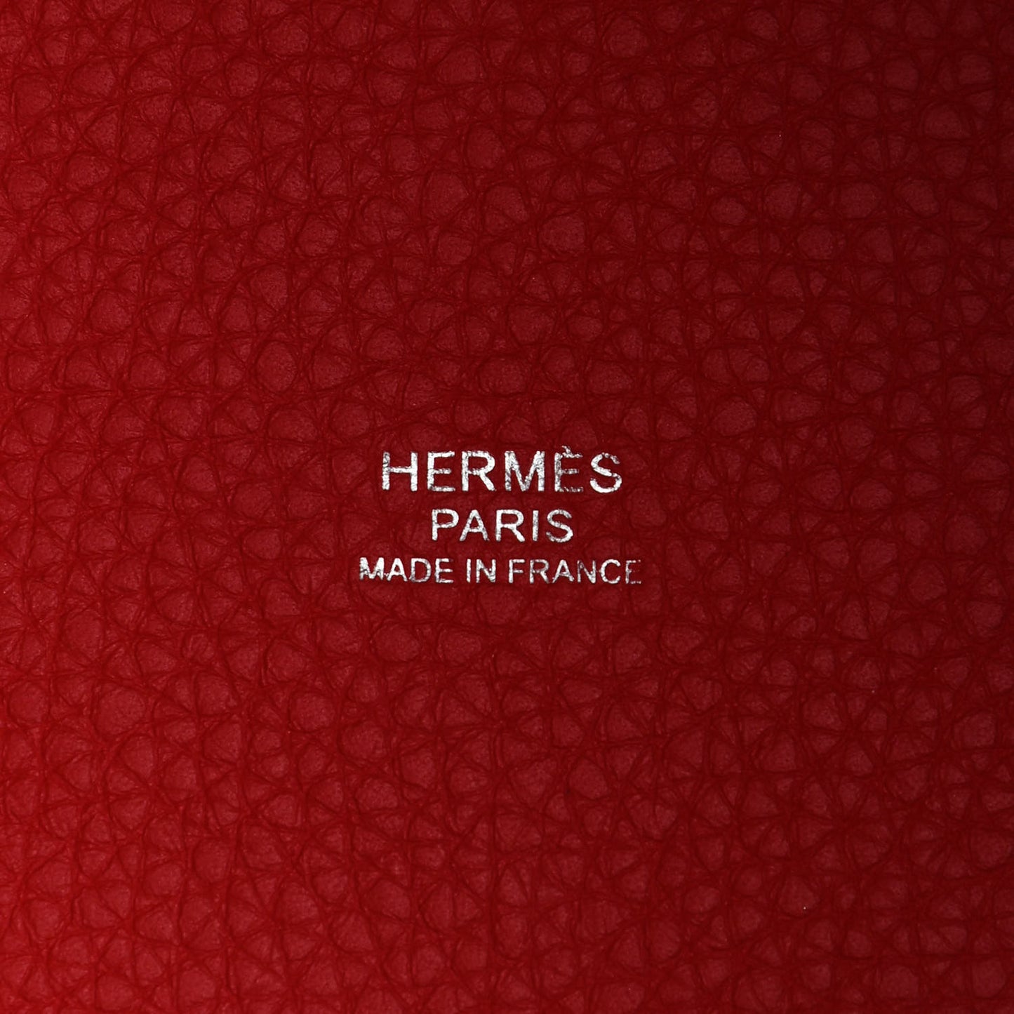 Taurillon Clemence Picotin Lock 18 PM Rouge De Coeur