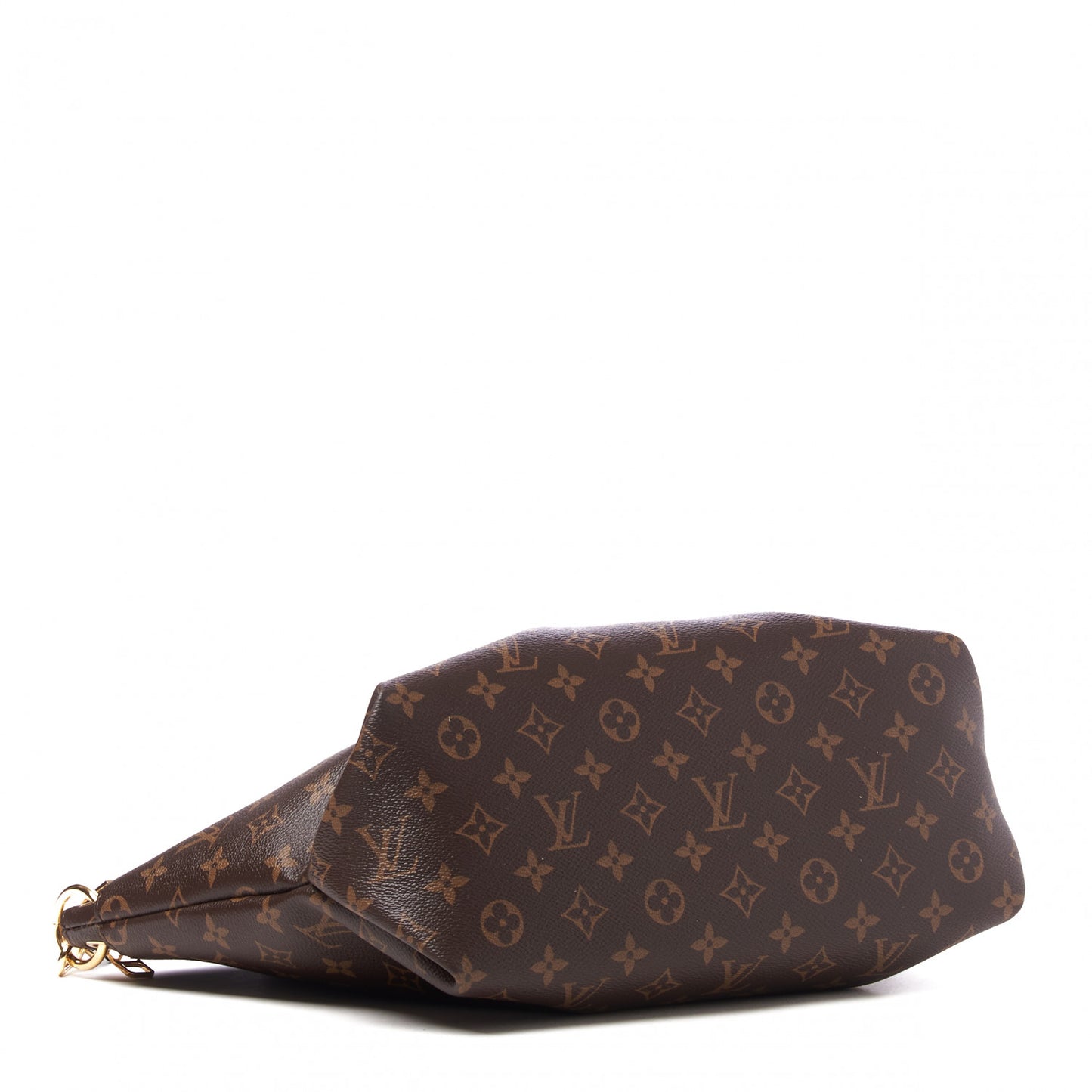 Monogram Flower Zipped Tote MM Black