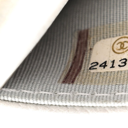 Chanel Metallic Caviar Quilted Boy Wallet On Chain WOC Silver 8 of 13