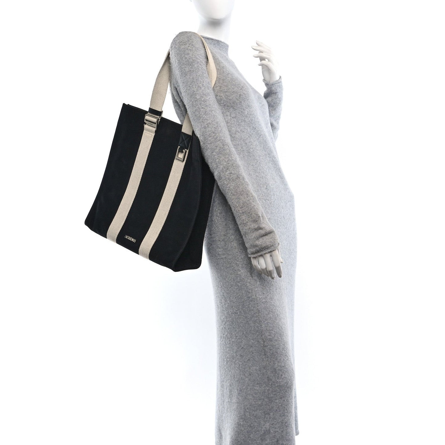 Cotton Canvas Le Cuerda Tote Black