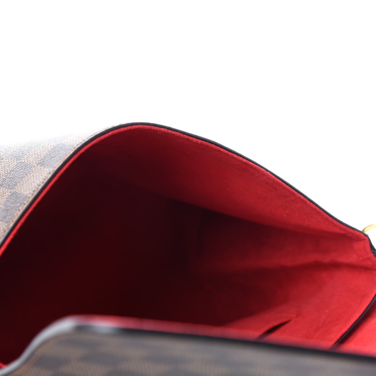 Louis Vuitton Damier Ebene Beaubourg MM Scarlet 5 of 10