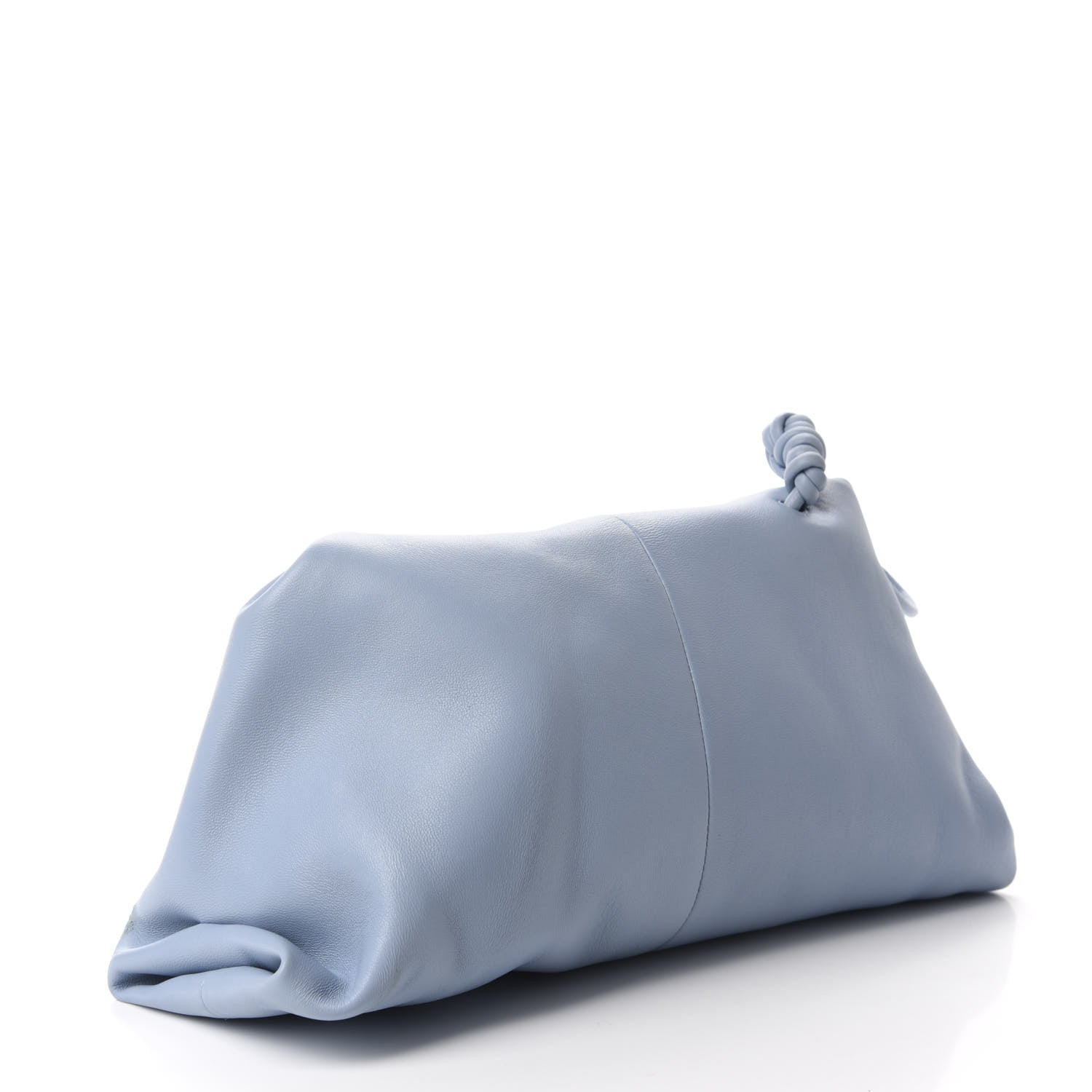 Bottega Veneta Lambskin BV Trine Clutch Ice 3 of 10
