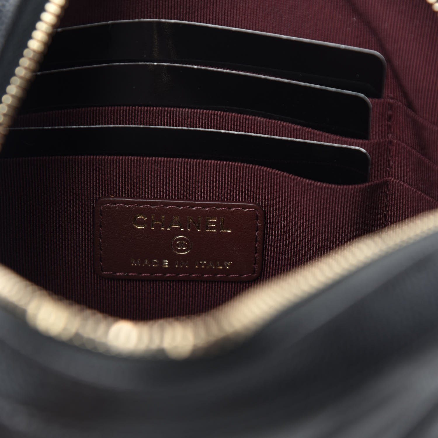 Chanel Caviar Quilted Vanity With Chain Black 10 of 13