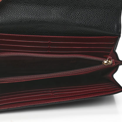 Chanel Caviar Quilted Large Flap Wallet Black 5 of 8