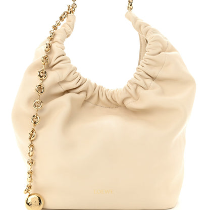 Loewe Buttery Nappa Lambskin Small Squeeze Bag Chalk 7 of 7