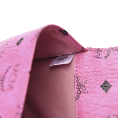 MCM Visetos Envelope Clutch Pink 6 of 7