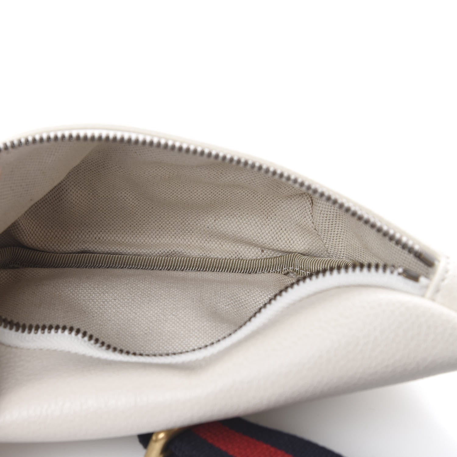 Gucci Grained Calfskin Small Logo Belt Bag White 4 of 9