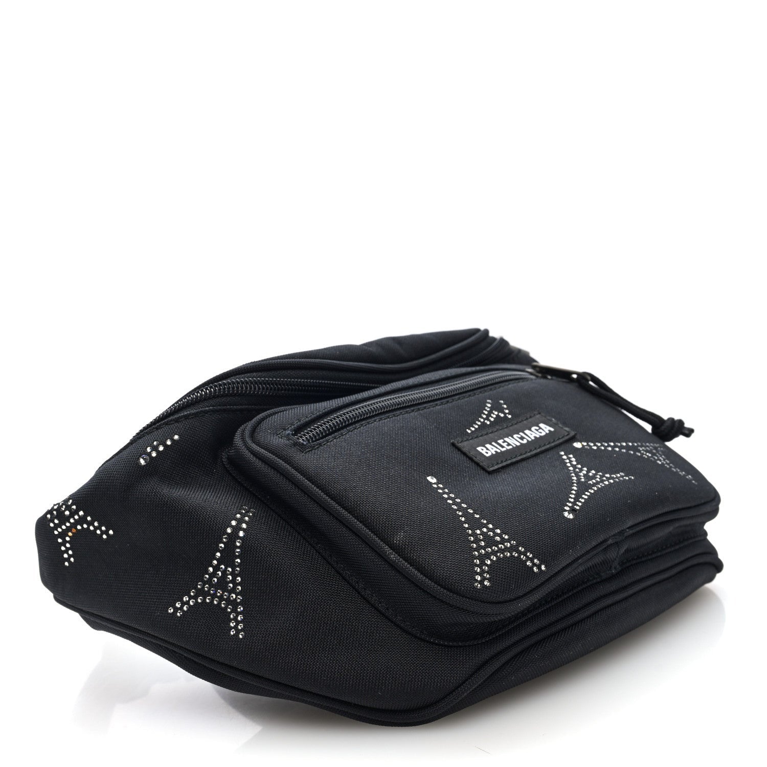 Balenciaga Nylon Eiffel Strassed Beltpack Black 4 of 7