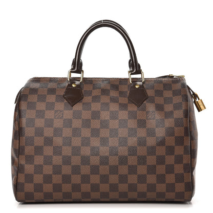 Louis Vuitton Damier Ebene Speedy 30 1 of 14