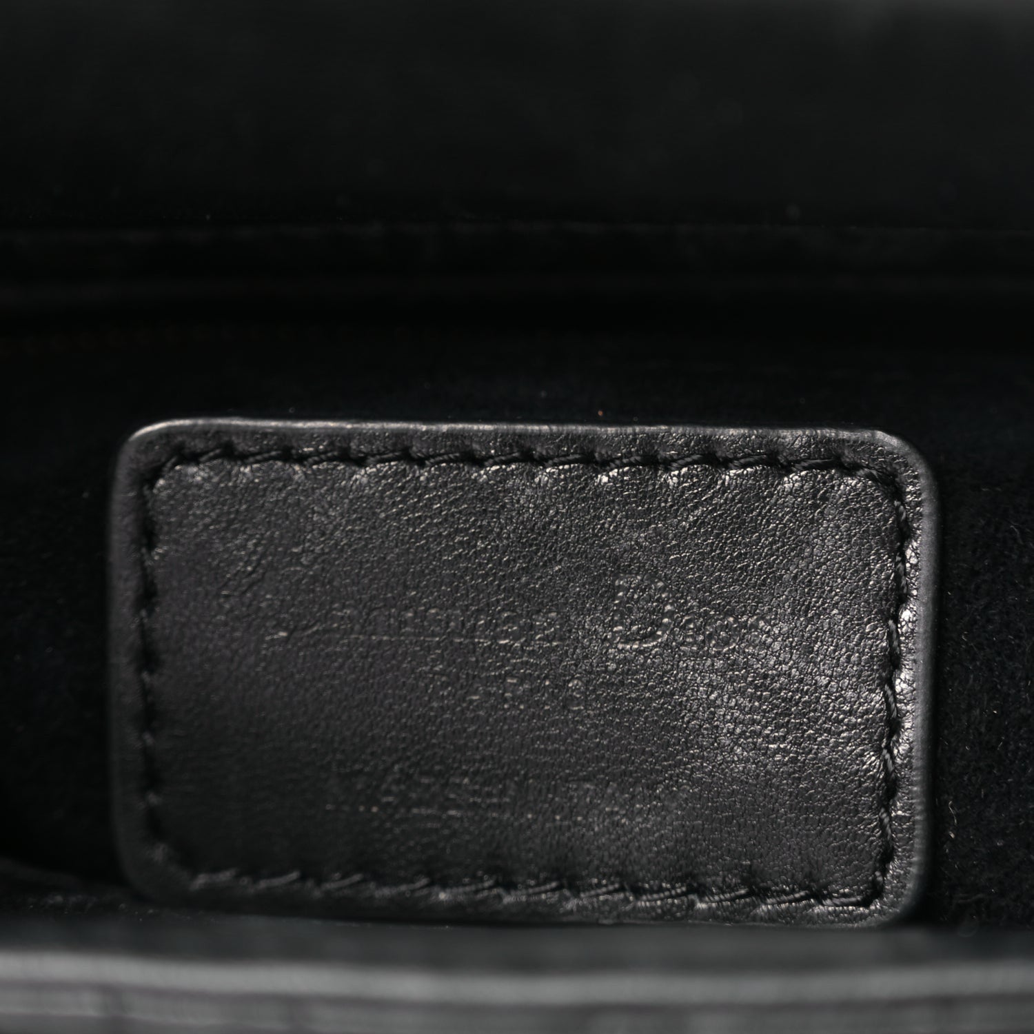 Christian Dior Lambskin Cannage Mini Lady Dior Black 5 of 8