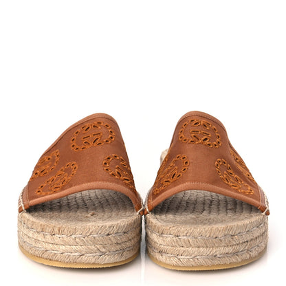 Gucci Canvas Interlocking G Damita Espadrille Sandals 38 Blondie Cognac 3 of 9