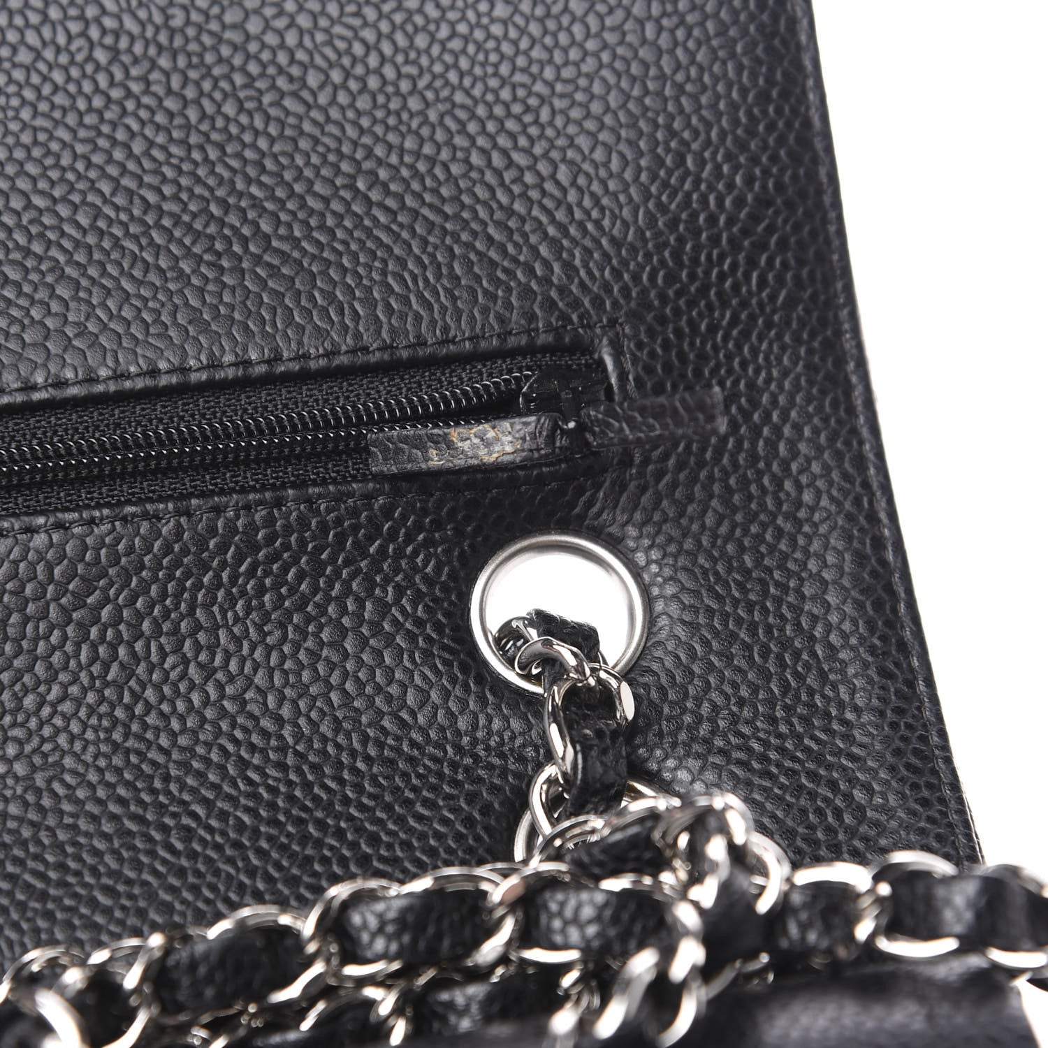 Chanel Caviar Quilted Medium Double Flap Black 12 of 12