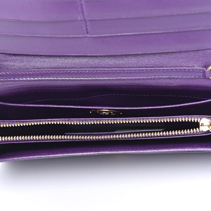 Loewe Nappa Bow Chain Wallet Black 5 of 9