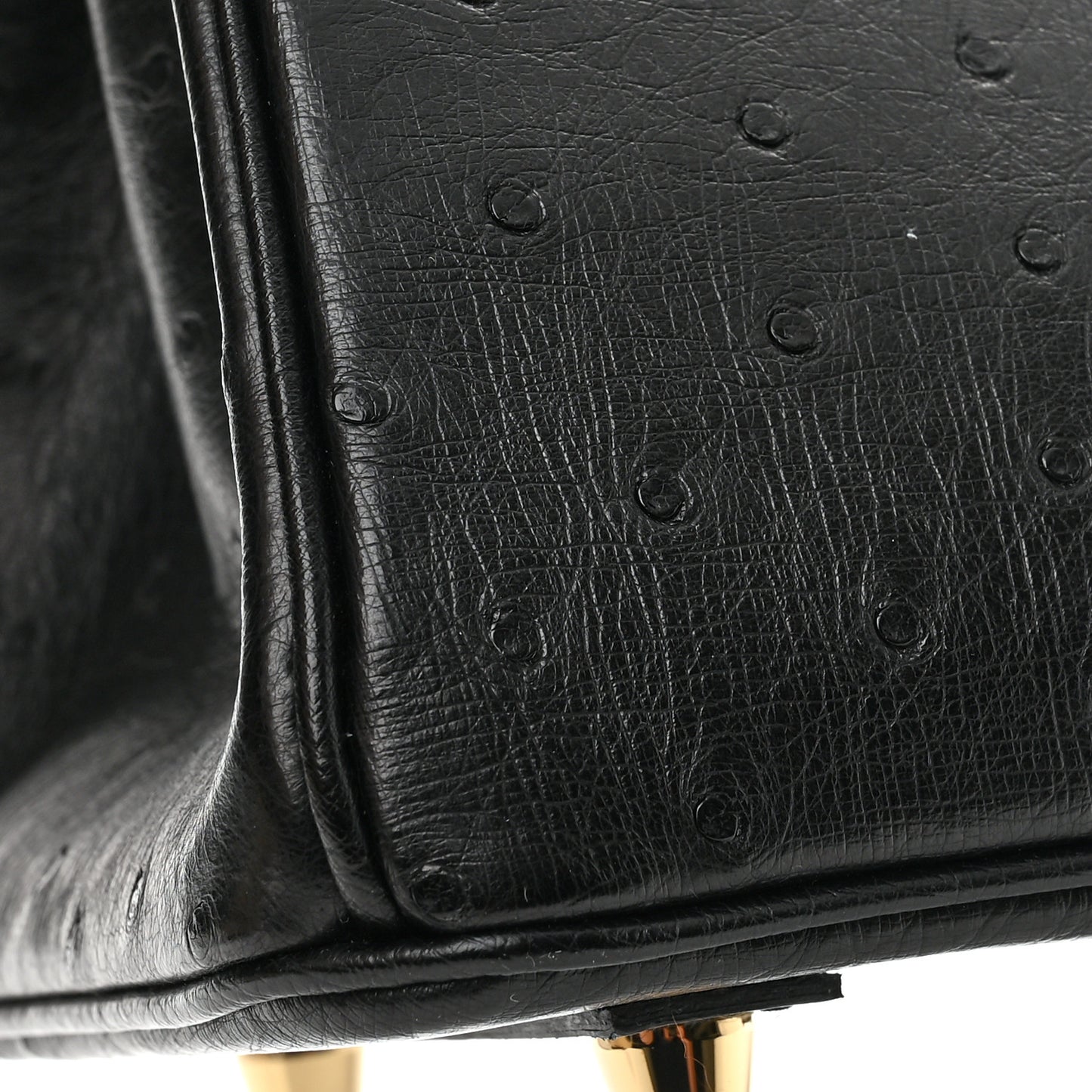 Ostrich Birkin 25 Black