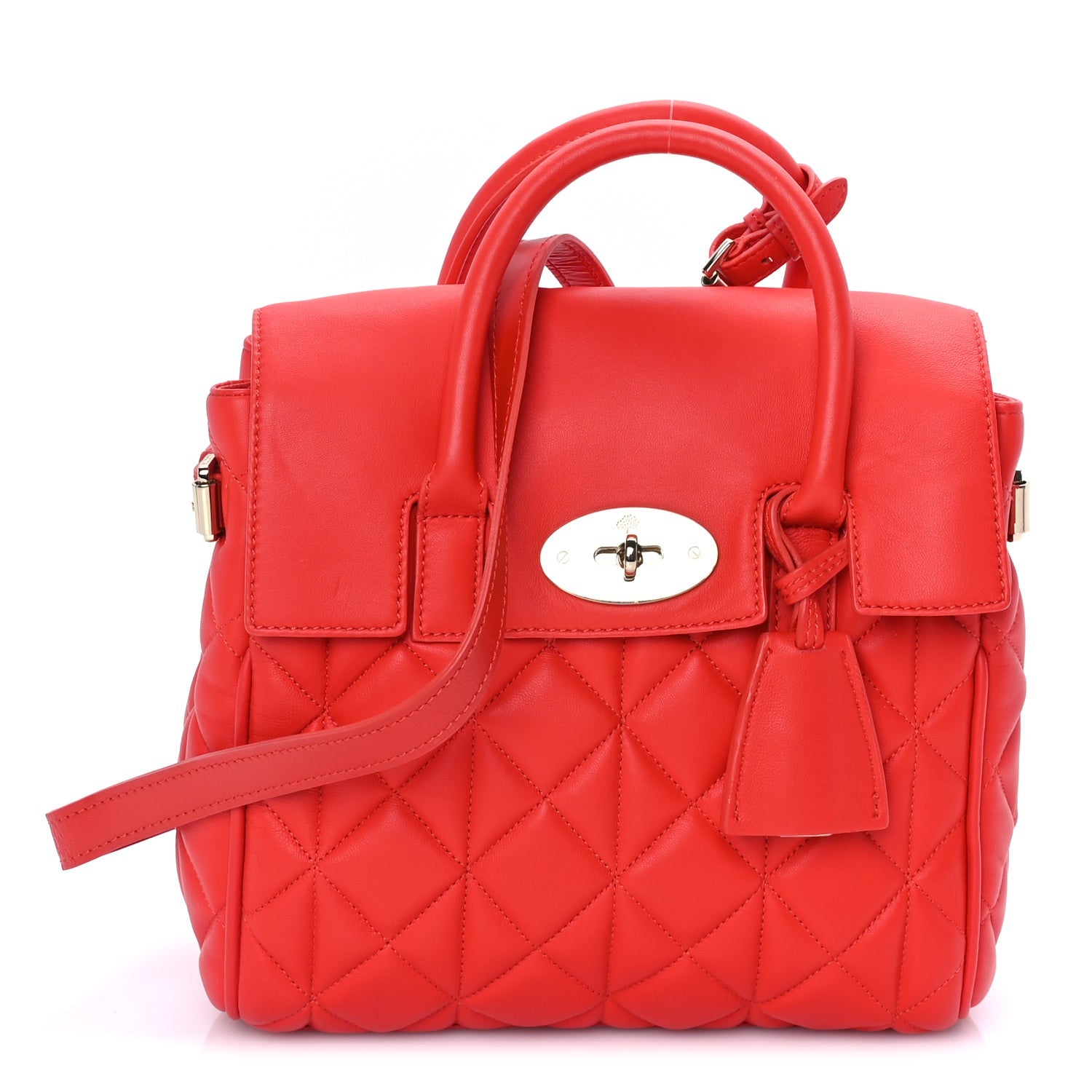 Mulberry Nappa Quilted Mini Cara Delevingne Convertible Bag  Fiery Spritz 1 of 7