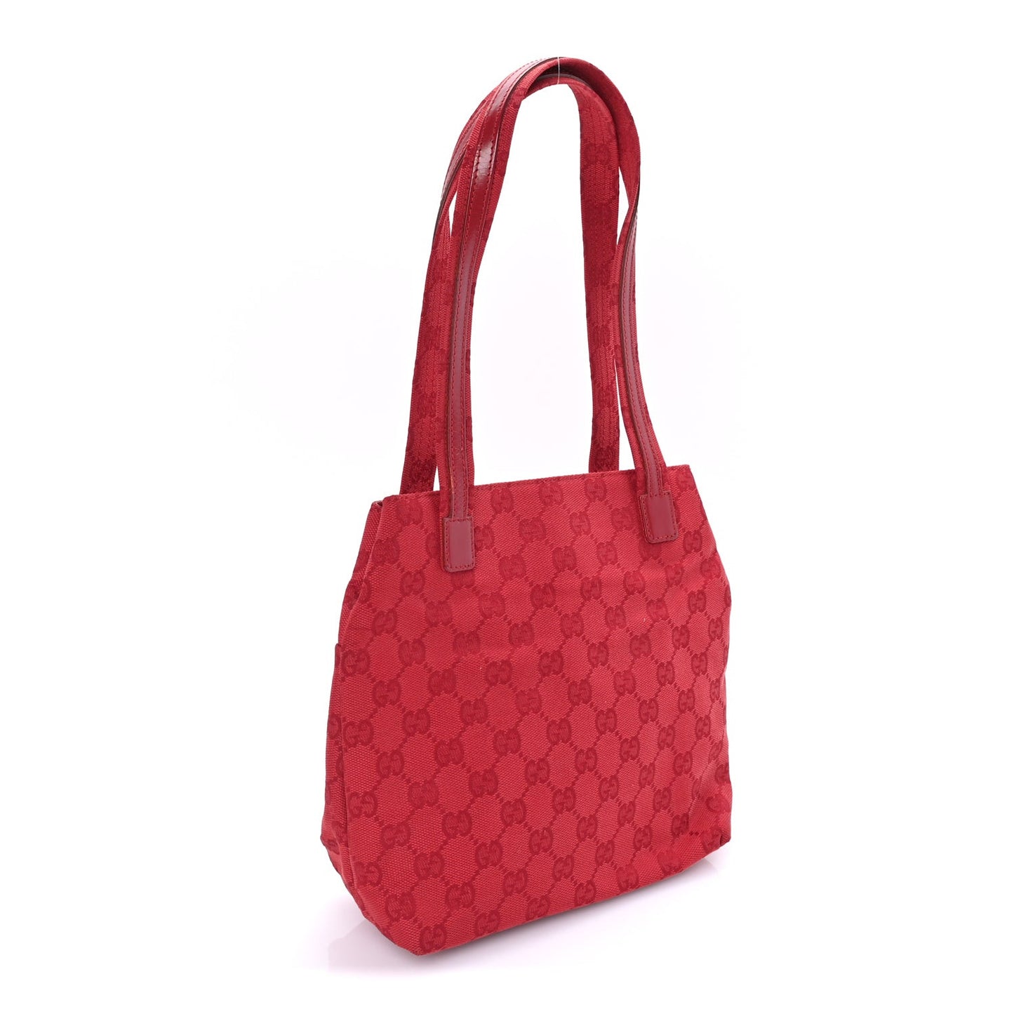 GG Monogram Tote Bag Red