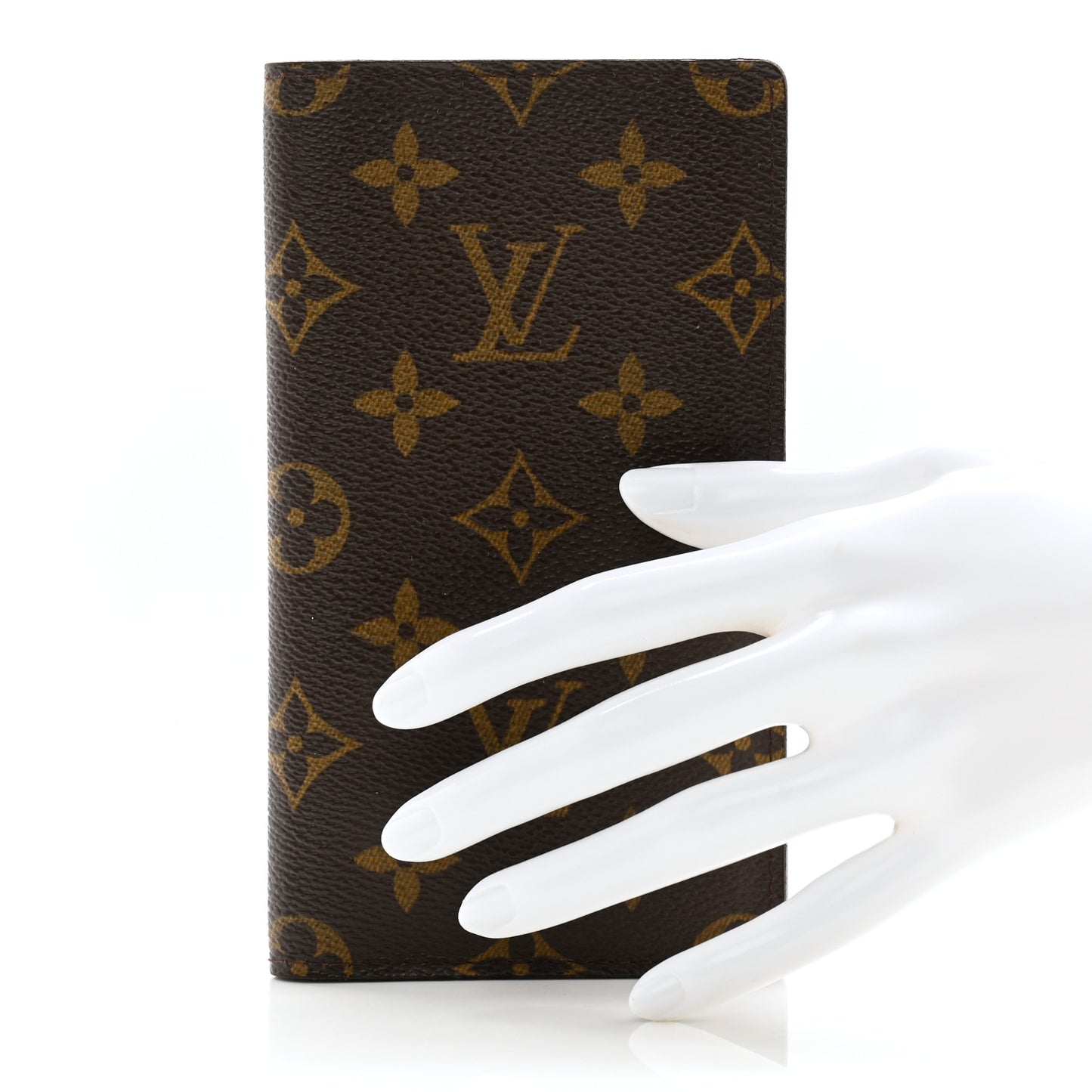 Monogram Checkbook Holder Case Wallet