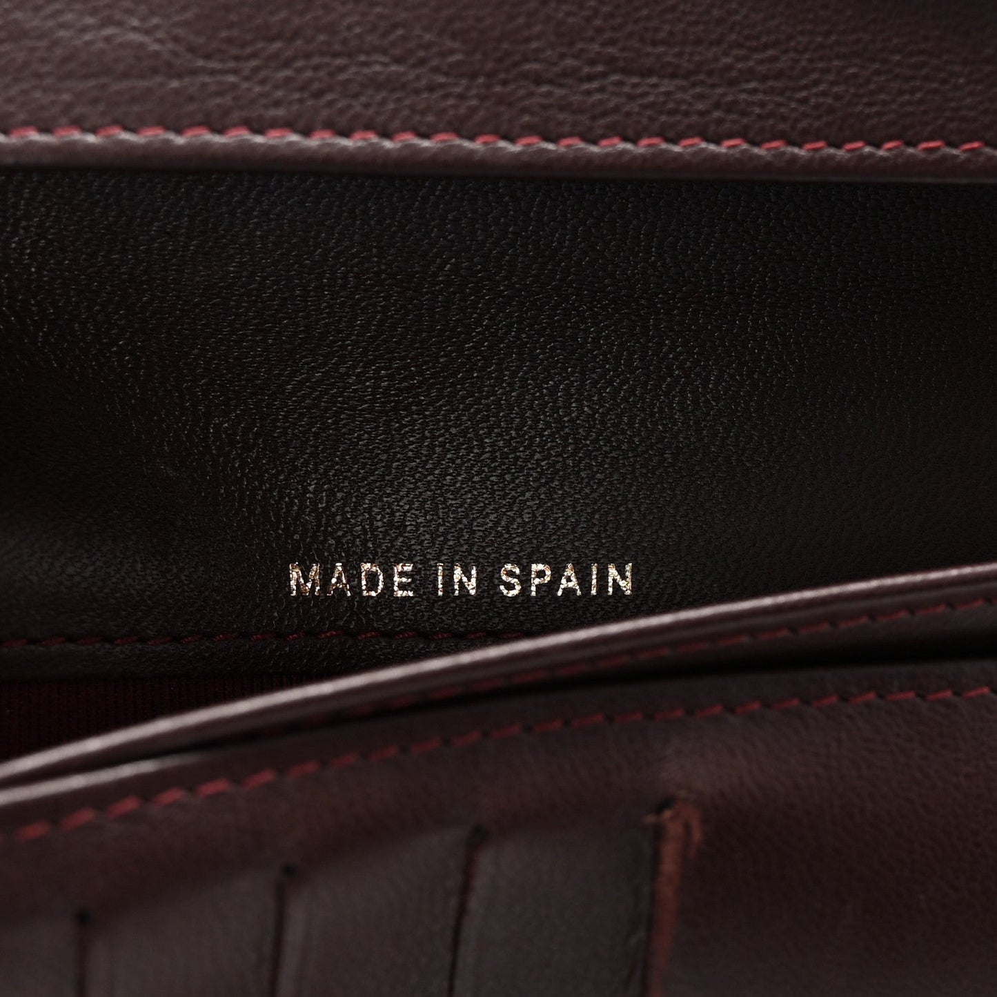 Lambskin Quilted Yen Wallet Black