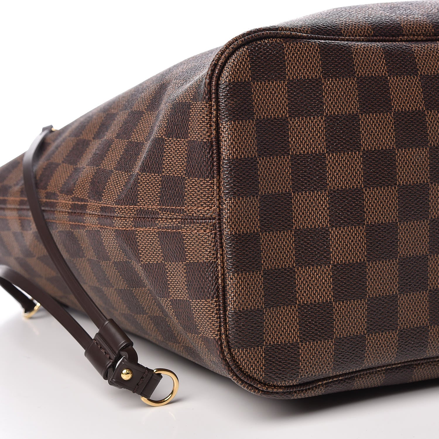 Louis Vuitton Damier Ebene Neo Neverfull MM Rose Ballerine 9 of 11