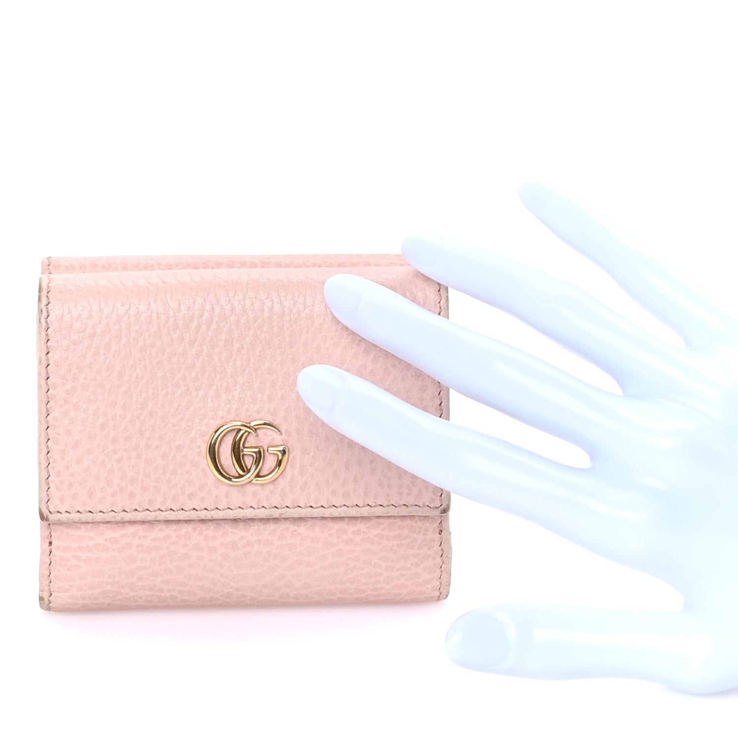 Gucci Dollar Calfskin GG Marmont Compact Wallet Box 3 of 7