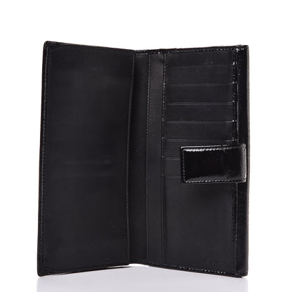 Saint Laurent Textured Patent Belle De Jour Wallet Black 6 of 10