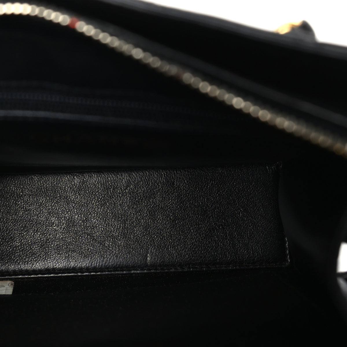 Chanel Lambskin Quilted CC Front Pocket Shopping Tote Black 4 of 9