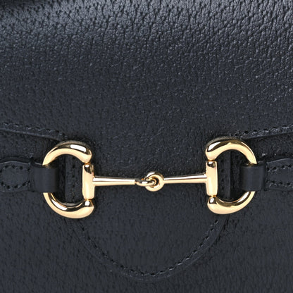 Gucci Calfskin Horsebit 1955 Shoulder Bag Black 6 of 7