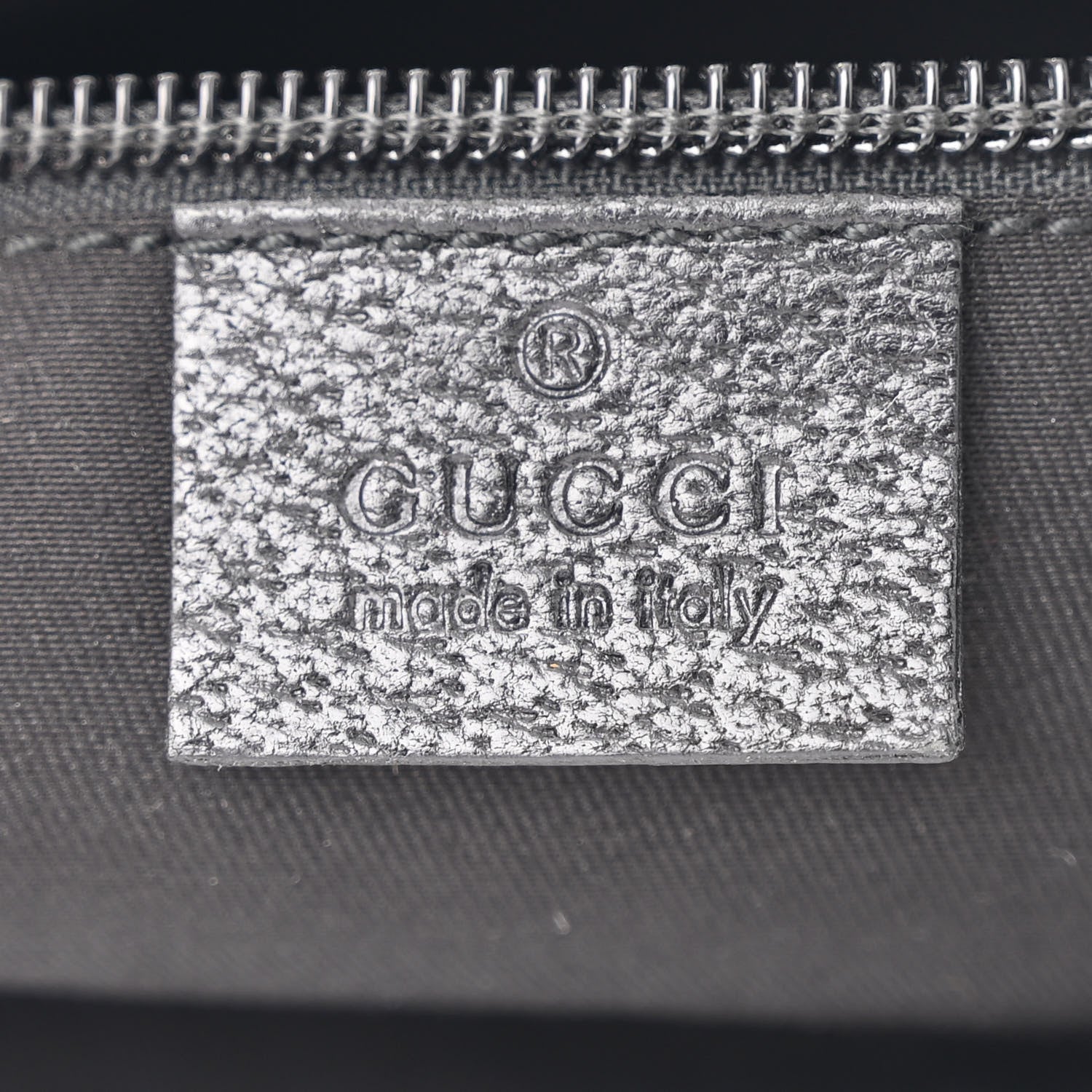 Gucci Monogram Medium Half Moon Hobo Black 6 of 10