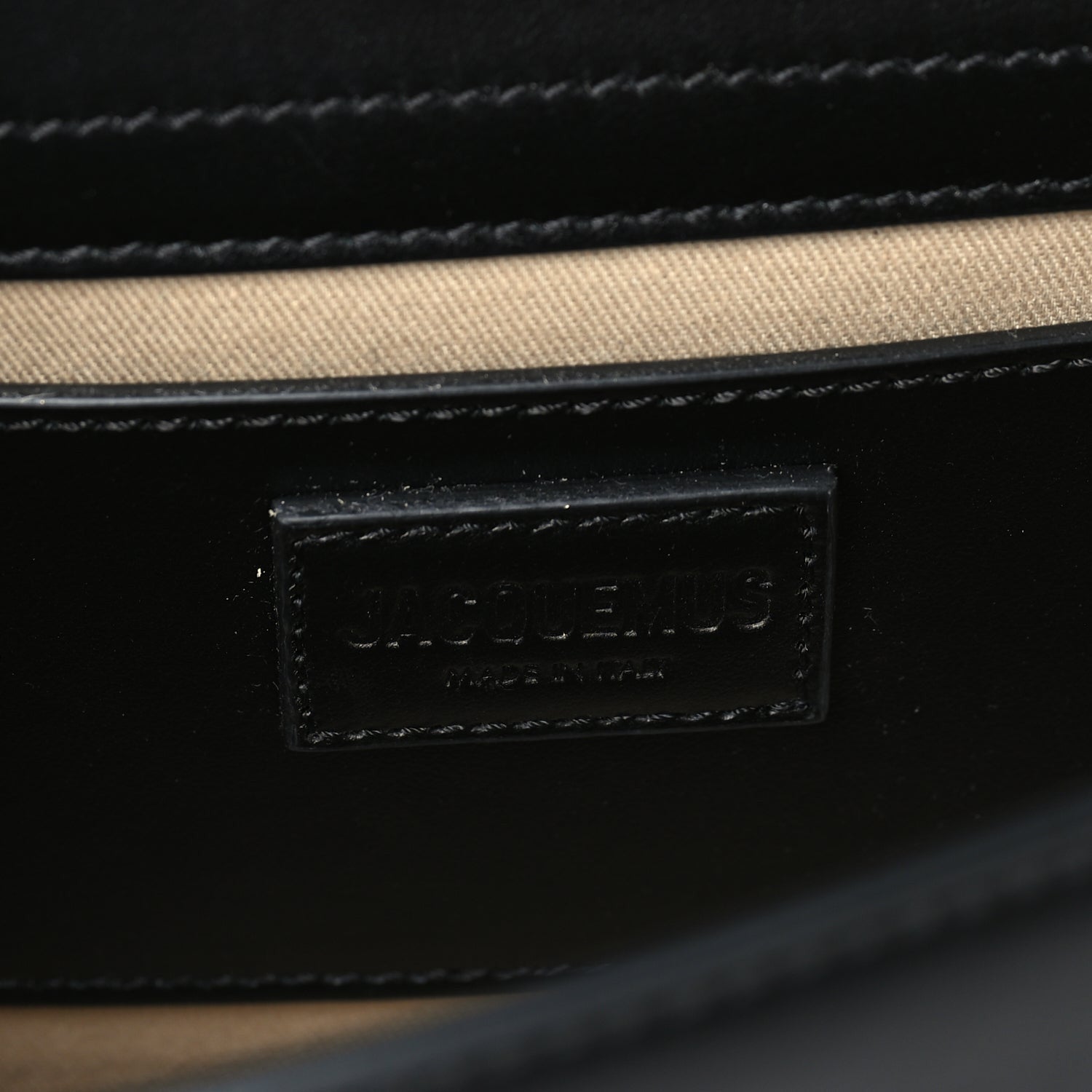Jacquemus Smooth Calfskin Le Grand Bambino  Black 5 of 8