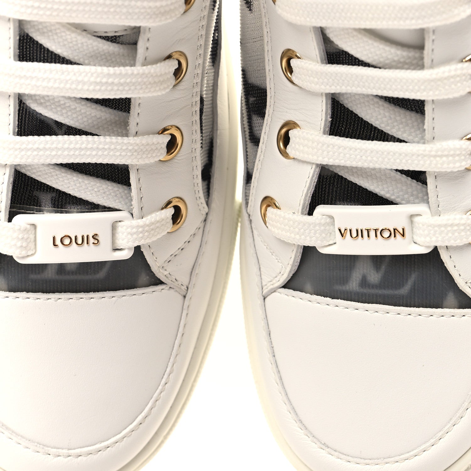 Louis Vuitton Technical Fabric Calfskin Monogram Stellar Sneakers 40 Black 8 of 8