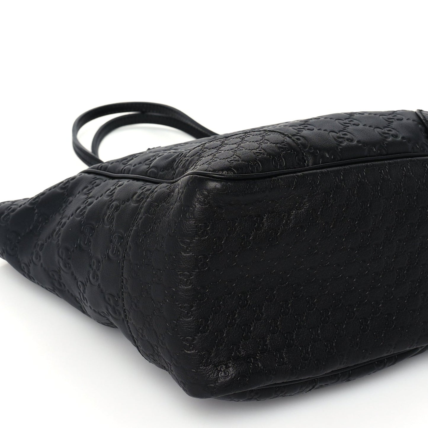 Guccissima Small Bree Zippered Tote Black