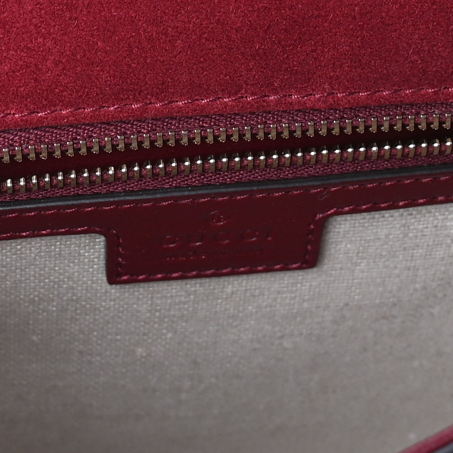 Gucci Patent Blondie Medium Shoulder Bag  Rosso Ancora 5 of 8