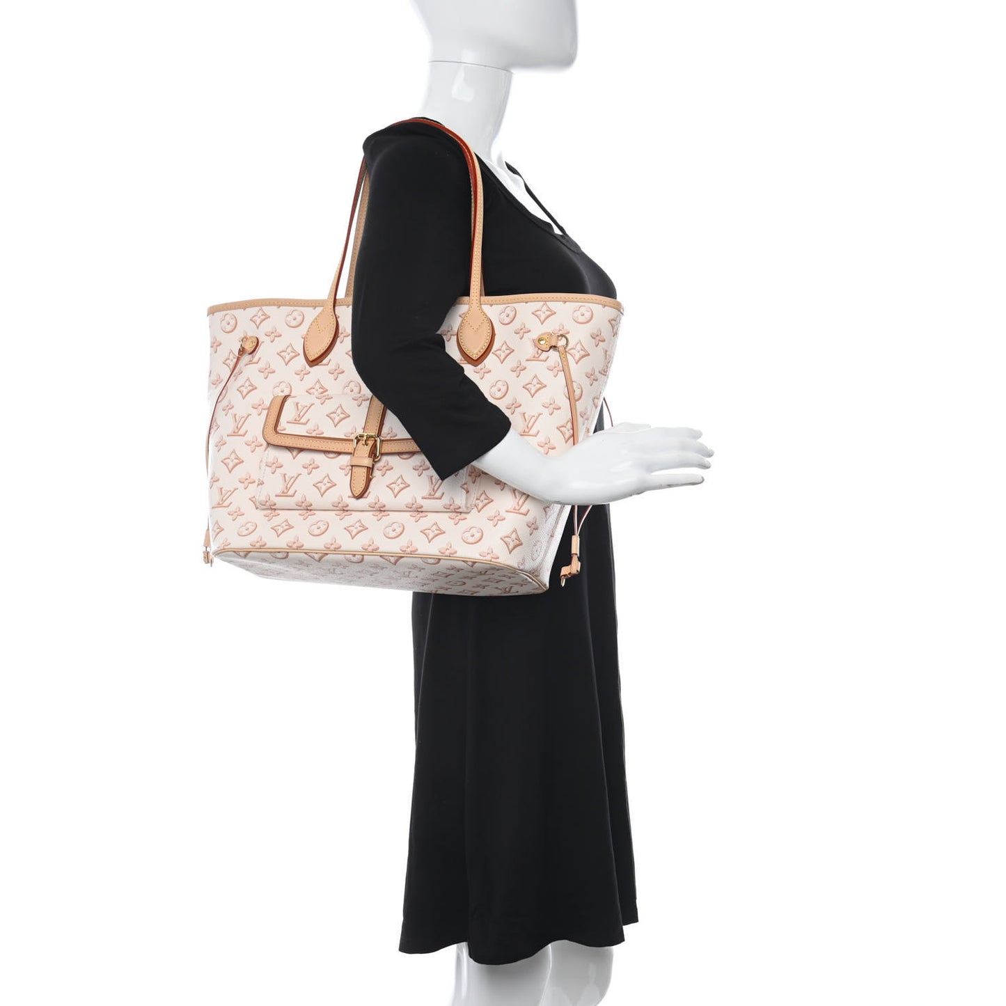 Monogram Fall For You Neverfull MM Beige Clair