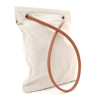 Hermes Canvas Swift Aline Grooming Bag Gold 3 of 11