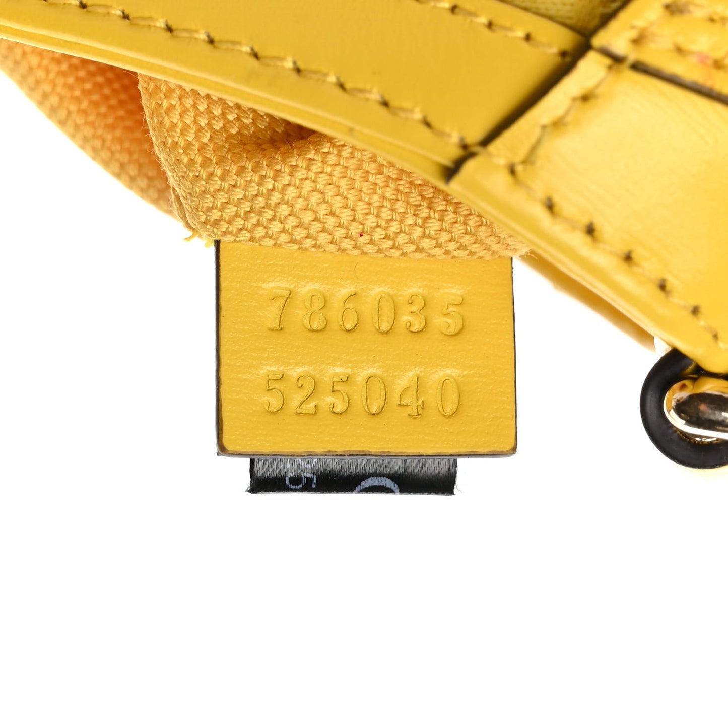 Calfskin Monogram Mini Moon Side Shoulder Bag Yellow