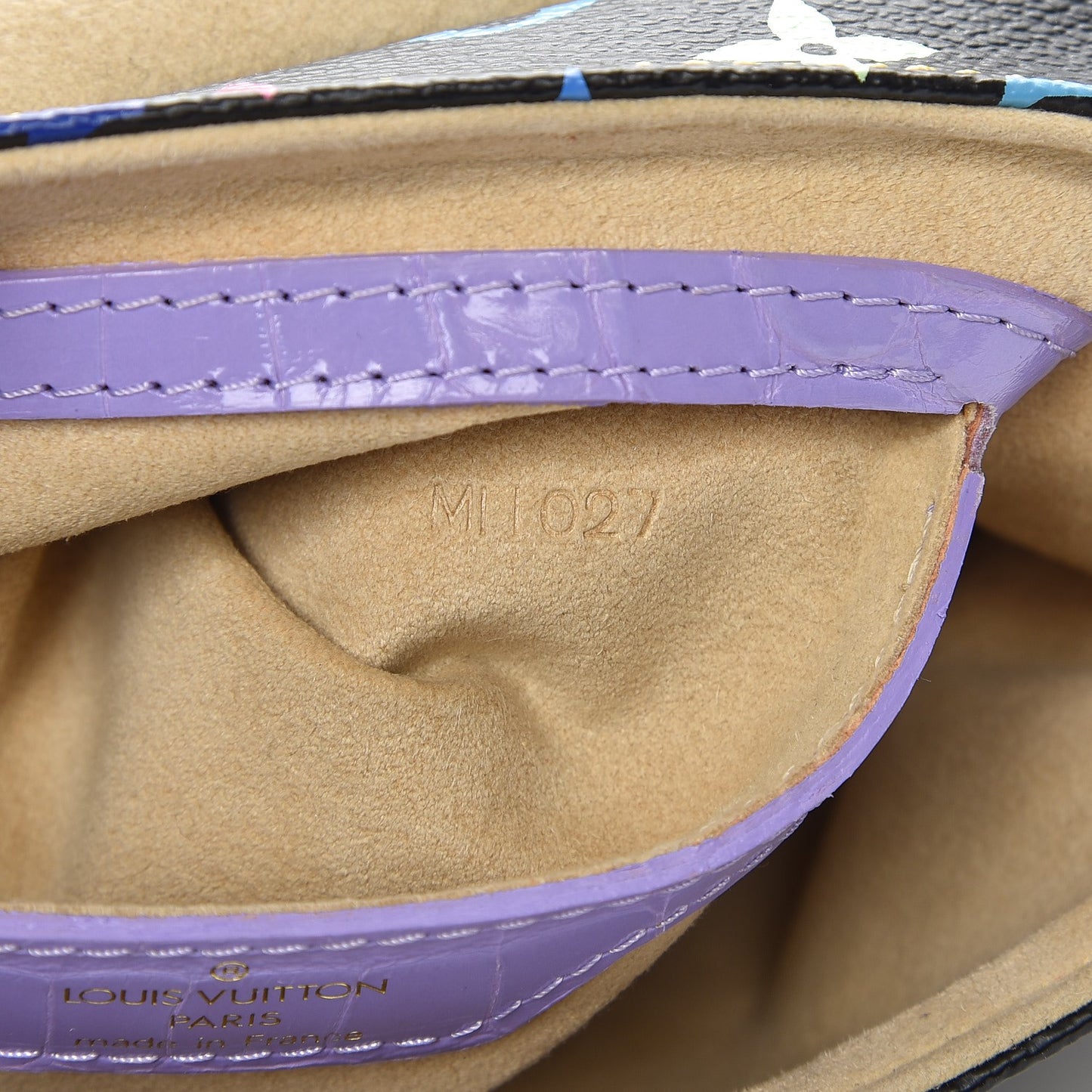 Monogram Multicolor Alligator Marilyn Black