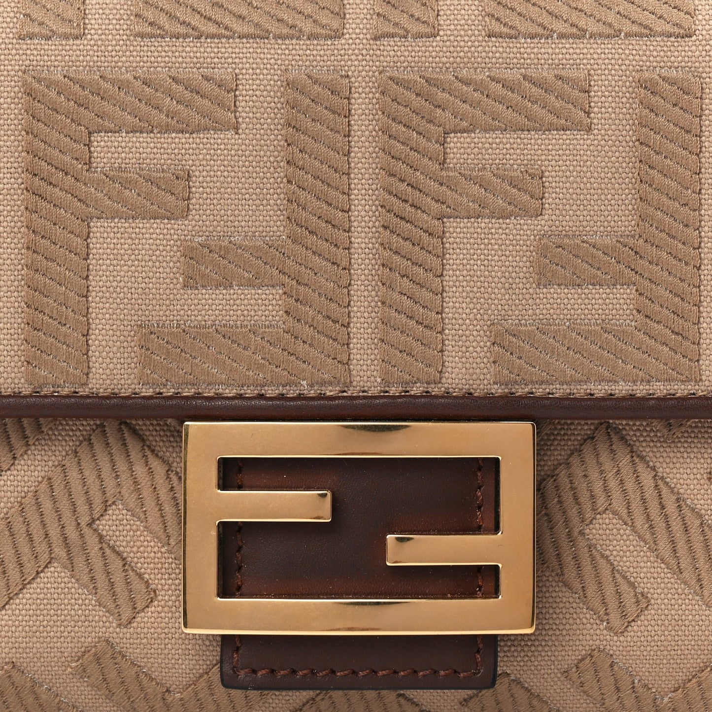 Sardinian Jacquard Vitello King FF 1974 Embroidered Baguette Sand Ghianda