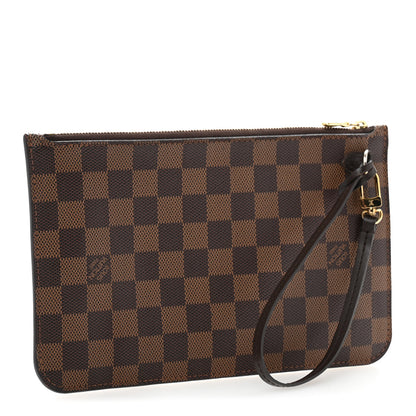 Louis Vuitton Damier Ebene Neverfull MM GM Pochette 3 of 9