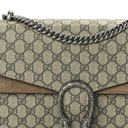 Gucci GG Supreme Monogram Medium Dionysus Shoulder Bag Taupe 7 of 9