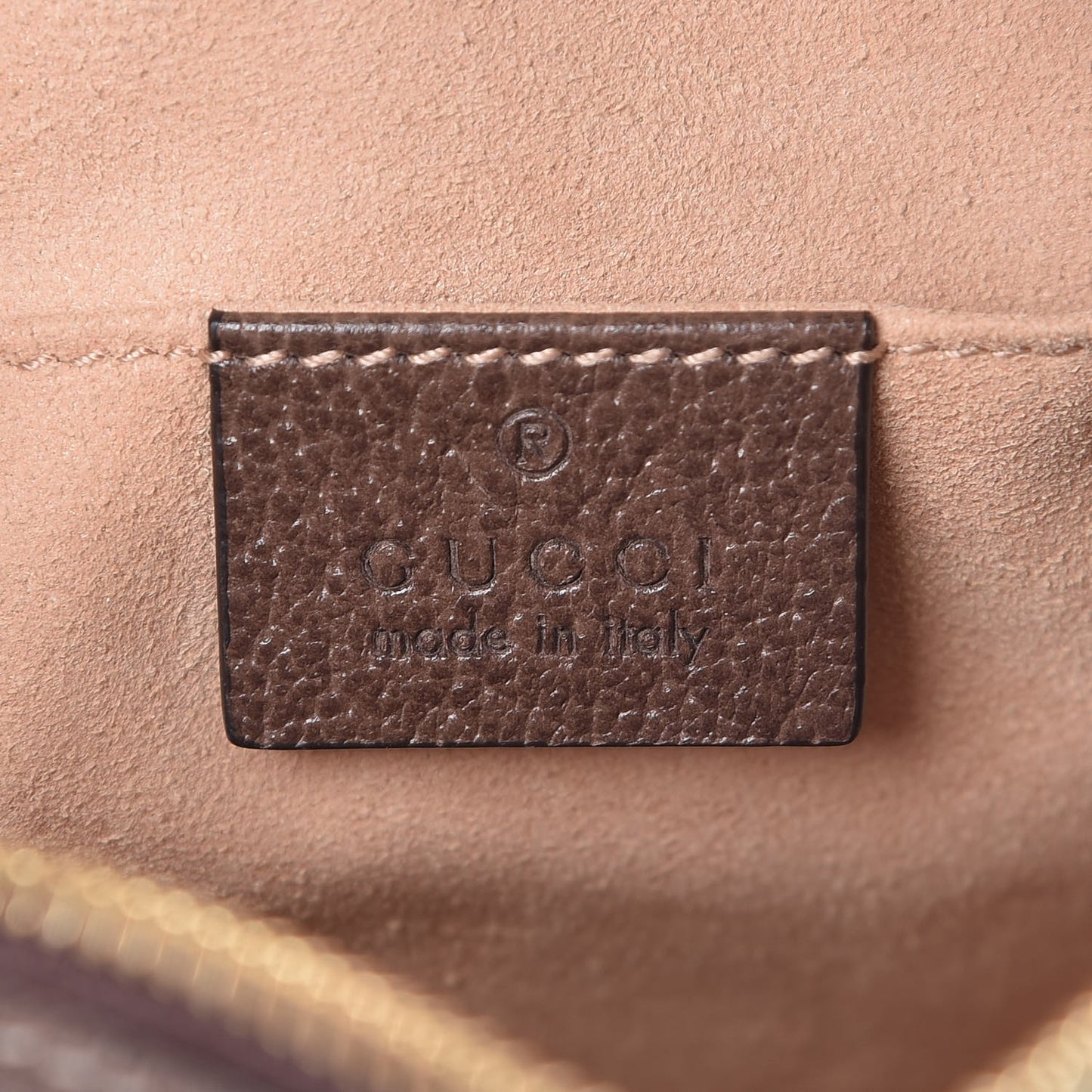 GG Supreme Monogram Web Mini Ophidia Shoulder Bag Brown