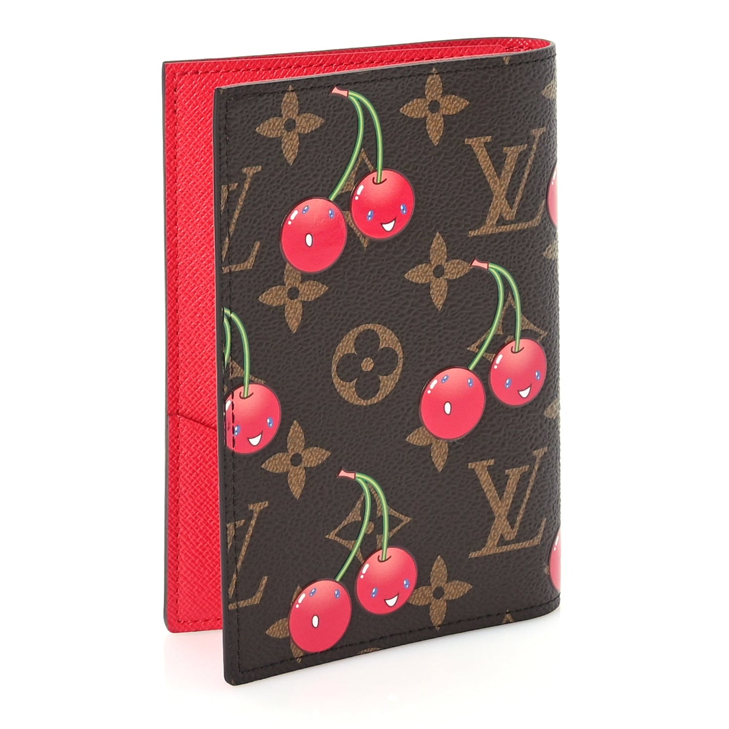 LV X TM Monogram Cerises Passport Cover