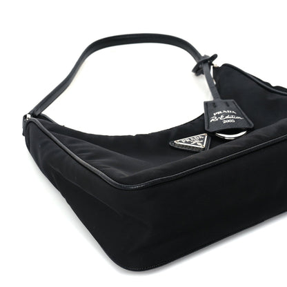 Prada Tessuto Nylon Mini Re-Edition 2000 Bag Black 7 of 7