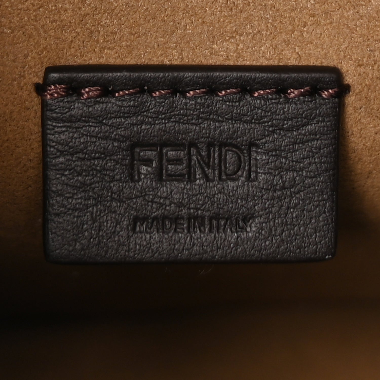 Fendi Fabric Jacquard Vitello Grace FF 1974 Mini Fendessence Shoulder Bag Tobacco Moro Ebano 4 of 8
